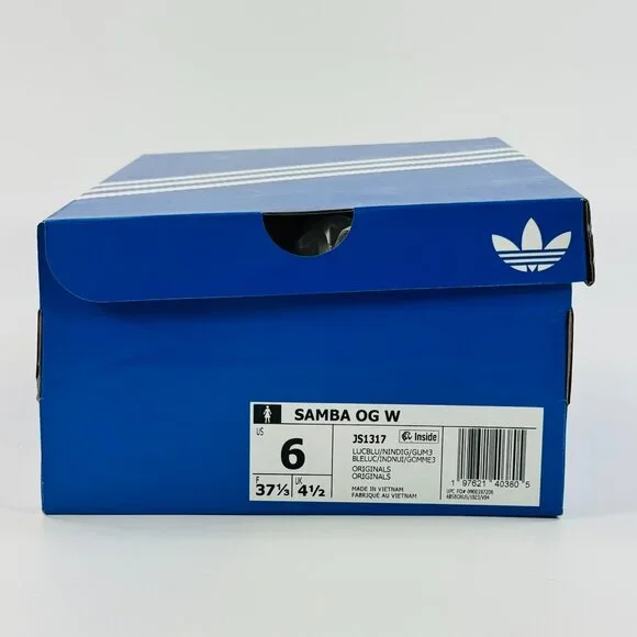 Adidas Women's Samba OG 'Lucid Indigo Pink' JS1317 Multi Size - Picture 8 of 16